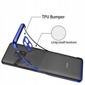 Etui silikon MATE 20 PRO niebieski bumper