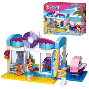 Klocki Sluban Sklep Dla Suferów Na Plaży Friends Girls Dream 180 El.