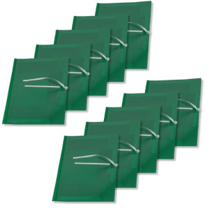 Teczka plastikowa wiązana A4 ZIELONA PVC - ZESTAW 10SZT