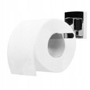 Uchwyt Na Papier Toaletowy Bez Wiercenia Chrom