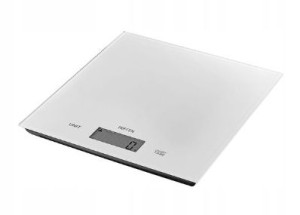 Hoffen Waga Kuchenna Szklana Wyświetlacz Lcd Biała
