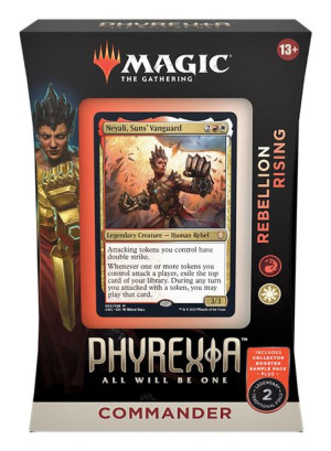 Phyrexia: All Will Be One Talia Commander Rebellion Rising