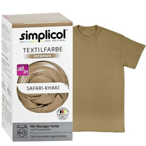 Simplicol Barwnik Do Ubrań Tkanin Safari Khaki