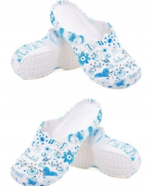 Klapki Basenowe Kryte Damskie Blue Love R.38