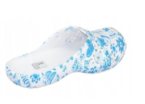 Klapki Basenowe Kryte Damskie Blue Love R.39