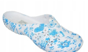 Klapki Basenowe Kryte,, Blue Love '' R.41