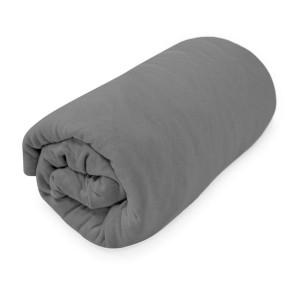 Prześcieradło jersey z gumką BASIC 037/SZARY/160x200