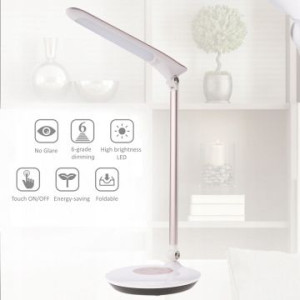 Lampka biurkowa LED dotykowa regulowana ROSE-GOLD