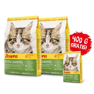 JOSERA Kitten Grainfree 2x2kg + 400g GRATIS
