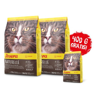 JOSERA Naturelle 2x2kg + 400g GRATIS