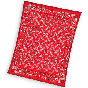 Koc polarowy 150x200 Coca Cola
