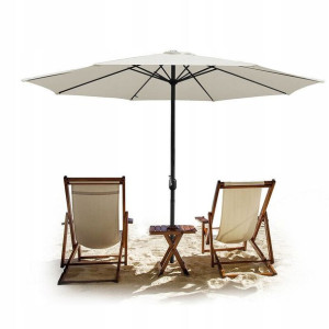 Parasol ogrodowy 270cm regulowany na korbkę