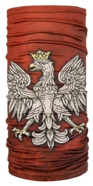Komin, chusta typu bandana i maseczka ze wzorem patriotycznym — Rovicky