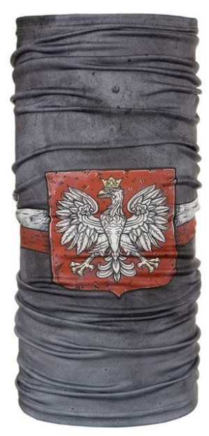 Komin, chusta typu bandana i maseczka ze wzorem patriotycznym — Rovicky