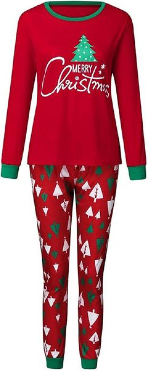 Piżama świąteczna komplet czerwona XXL unisex