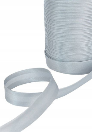 Lamówka atłasowa o szer. 20 mm szary