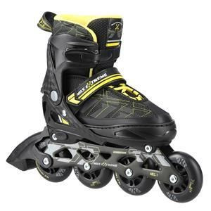 Łyżworolki Nils Extreme NA11002 czarno-żółte rozmiar L (39-42)