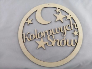 Obręcz Kolorowych Snów - Łapacz Snów - Makrama