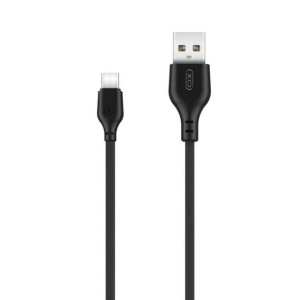 Kabel 2,1a 2m Usb - Usb-c Ładowanie I Przesyłanie Danych Xo Nb103 Czarny