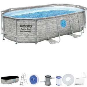 Bestway Basen stelażowy 427x250x100 10w1 56714