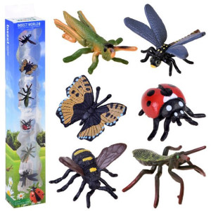 Owady Gumowe insekty Zestaw owadów 6 szt.  ZA4190