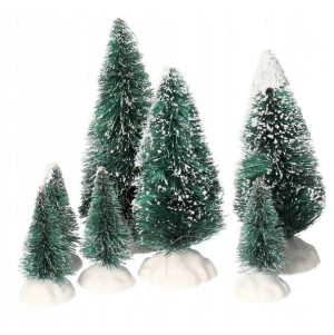 Choinki Zielone Mini Zestaw Choinek 3szt 12cm 9cm 6cm