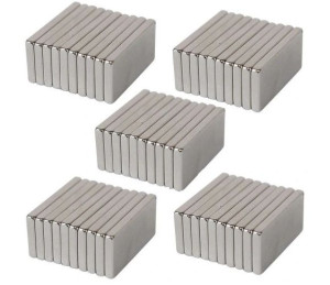 Mocny Magnes Neodymowy Płaski 8x4x2mm 10szt