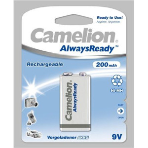 Camelion 9v/6hr61, 200 Mah, Alwaysready Baterie Akumulatorowe Ni-mh, 1 Szt.