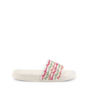 Klapki Pepe Jeans 1 białe,Różowe buty SLIDER_PLS70110