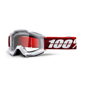 Gogle 100% ACCURI GRAHAM (Szyba Przezroczysta Anti-Fog, LT 88%-92%) (DWZ)