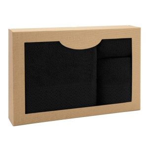 Ręcznik D Bawełna 100% Solano Czarny (P) 30x50+50x90+70x140 kpl.