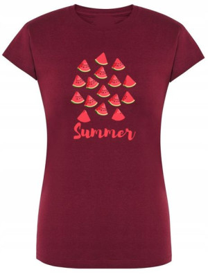 T-Shirt damski nadruk Arbuzy Summer r.L