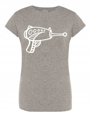 T-Shirt damski nadruk BROŃ BLASTER R. XXL