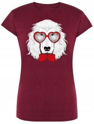 T-Shirt damski nadruk Cocker spaniel Rozm.M