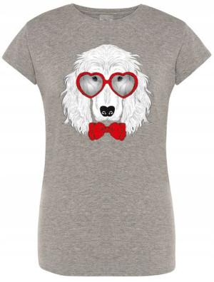T-Shirt damski nadruk Cocker spaniel Rozm.XXL