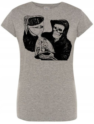 T-Shirt damski nadruk Czas Śmierci Rozm.XL