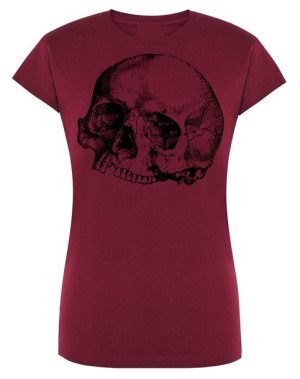 T-Shirt damski nadruk CZASZKA SKULL R.XL