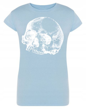 T-Shirt damski nadruk CZASZKA SKULL R.XXL
