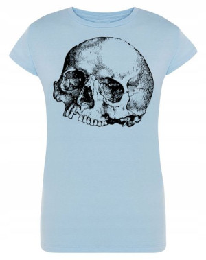 T-Shirt damski nadruk CZASZKA SKULL R.XXL