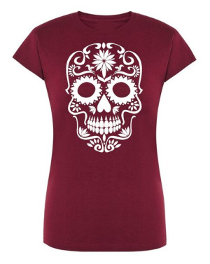 T-Shirt damski nadruk fajna CZASZKA r.XXL