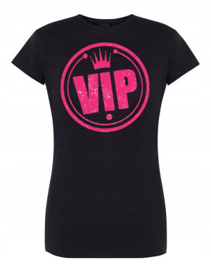 T-Shirt damski nadruk fajny Królowa VIP r.M
