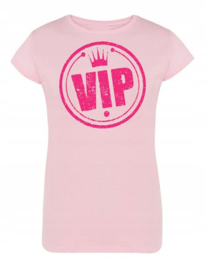 T-Shirt damski nadruk fajny Królowa VIP r.XL