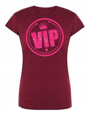 T-Shirt damski nadruk fajny Królowa VIP r.XL