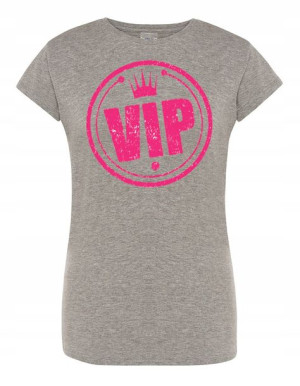 T-Shirt damski nadruk fajny Królowa VIP r.XL