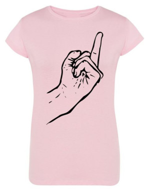 T-Shirt damski nadruk FUCK U r.L
