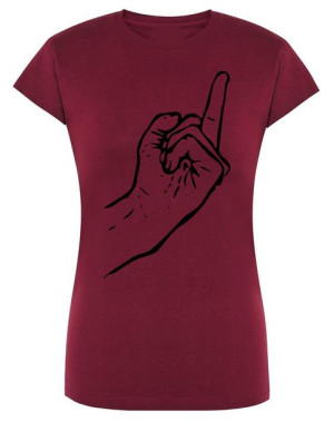 T-Shirt damski nadruk FUCK U r.XL