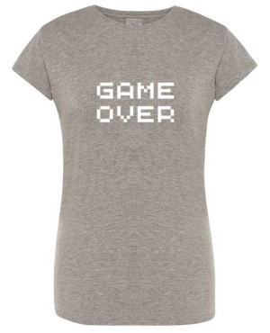 T-Shirt damski nadruk GAME OVER Rozm.L