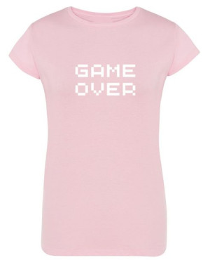 T-Shirt damski nadruk GAME OVER Rozm.M