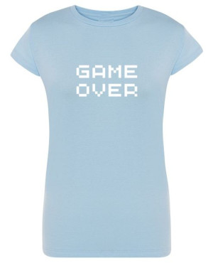 T-Shirt damski nadruk GAME OVER Rozm.S