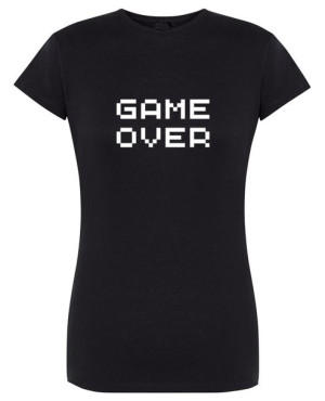 T-Shirt damski nadruk GAME OVER Rozm.XL